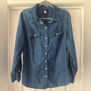 Torrid Long Sleeved Button Shirt